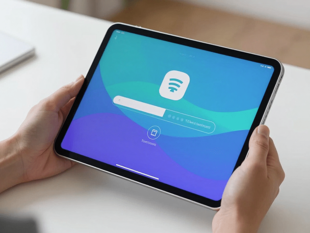 Bàn Tay Cầm Ipad Hiển Thị Quá Trình Tải Và Cài Đặt Sunwin Mượt Mà, Giao Diện Sáng Rõ, Minh Họa Sunwin Có Chơi Được Trên Ipad Không Trong Không Gian Hiện Đại Bàn tay cầm iPad hiển thị quá trình tải và cài đặt Sunwin mượt mà, giao diện sáng rõ, minh họa sunwin có chơi được trên iPad không trong không gian hiện đại
